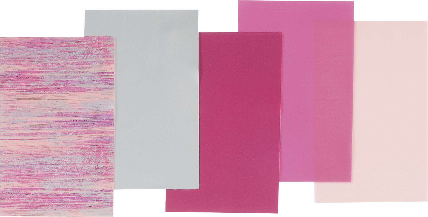 Wachsplatten-Sortiment „Sortierung Rosa“ 175 x 80 x 0,5 mm