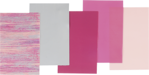 Wachsplatten-Sortiment „Sortierung Rosa“ 175 x 80 x 0,5 mm