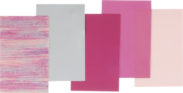 Wachsplatten-Sortiment "Sortierung Rosa" 175 x 80 x 0,5 mm
