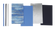 Wachsplatten-Sortiment "Sortierung Blau" Wachsplatten: 175 x 80 x 0,5 mm Wachsstreifen: 175 x1mm