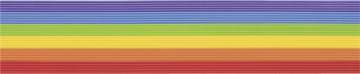 Wachsstreifen Set Grundfarben Regenbogen 200mm