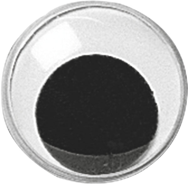 Wackelaugen aus Kunststoff rund schwarz weiß 20mm 10 Stück