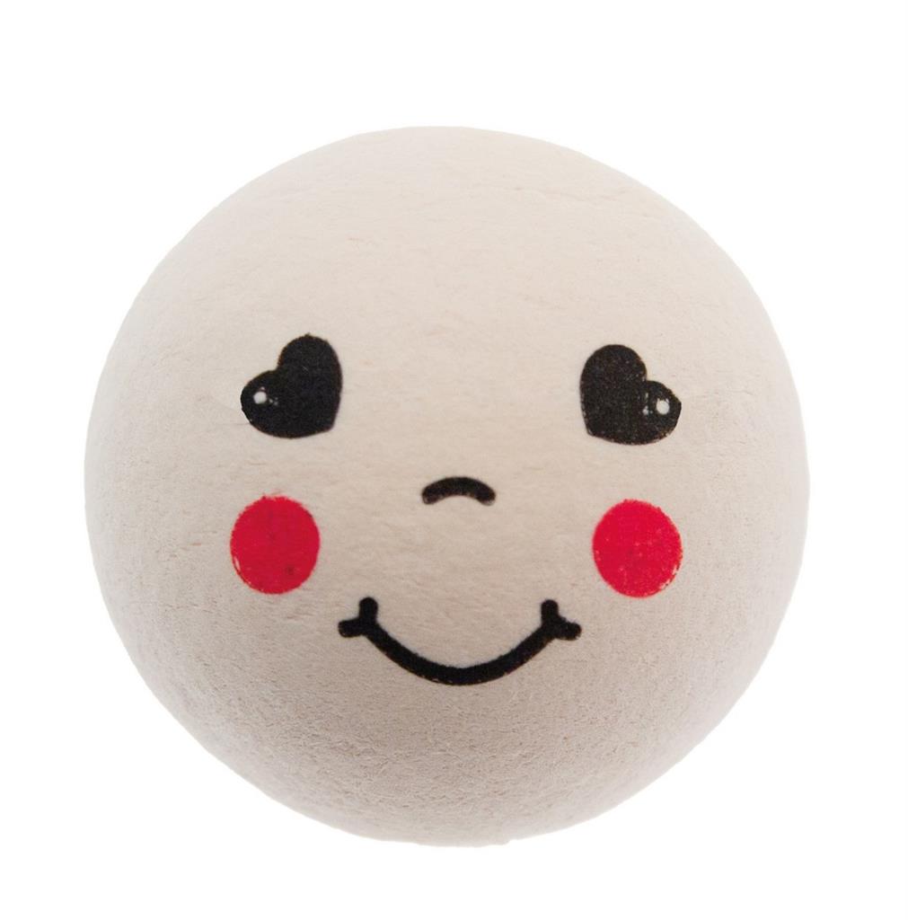 Wattekopf Gesicht lila