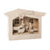 Weihnachtskrippe Holzbausatz DIY 3D Motivrahmen 24x24x6,3cm