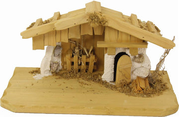 Weihnachtskrippen-Stall Kötzting 30x15x16,5cm