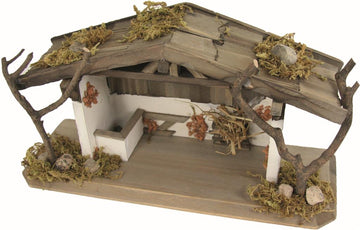 Weihnachtskrippenstall Kürn 30x10x15cm