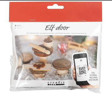 Bastelset Wichteltür  Kekse backen Elf Door