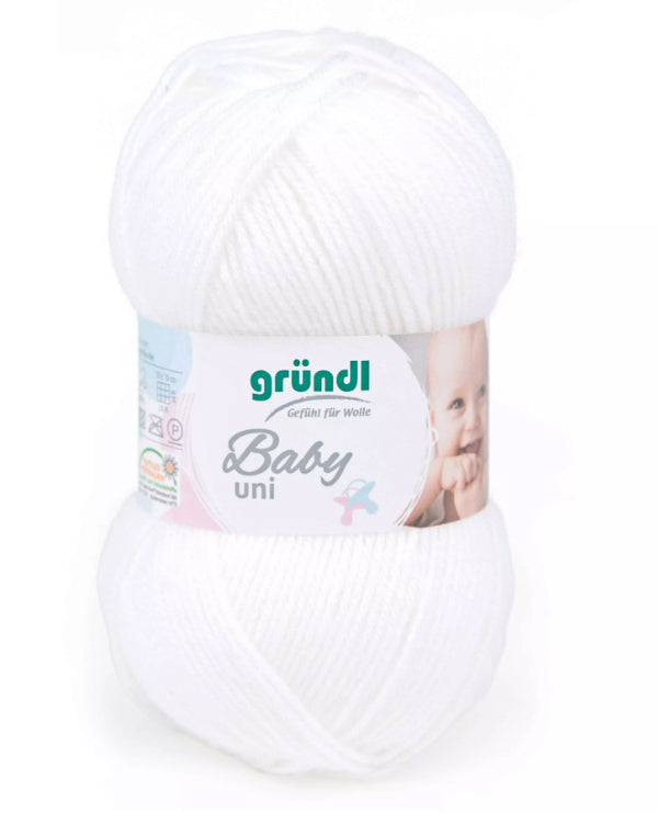 Gründl Baby Uni Babywolle 50g 150m