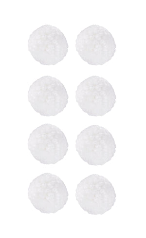 Woll-Pompons Pom Pom 20mm 8 Stück