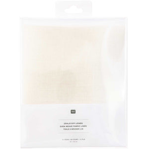 Zählstoff SB Leinen weiß 46x46cm 11-fädig 100% Leinen