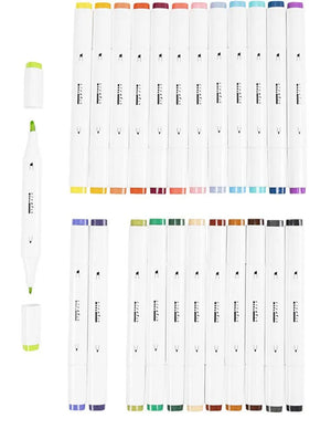 Zeichenmarker auf Alkoholbasis Strichstärke 1mm-8mm 24 Stück/ Packung