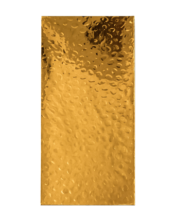 Zera-Wachsplatte geprägt Punkte gold 200x100x0,5mm 1 Stück