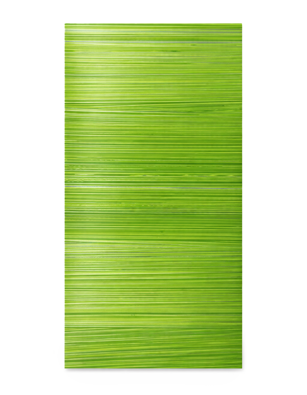 Zera-Wachsplatte handbemalt gestreift grün-silber 200x100x0,5mm 1 Stück
