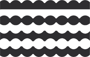 Zierrandschere Bogen 16,5cm