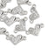 Zirkonia Herz-Zwischenteil Connector Charm 13x7mm 1 Stück