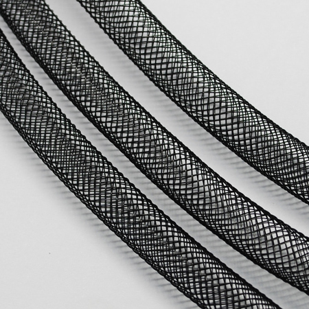 Nylon Netzschlauch 4 mm, 3 m, schwarz