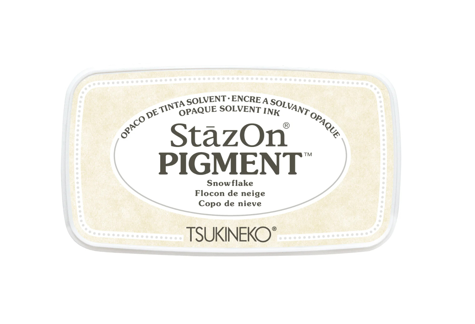 Tsukineko StazOn pigment ink pad Stempelkissen Snowflake