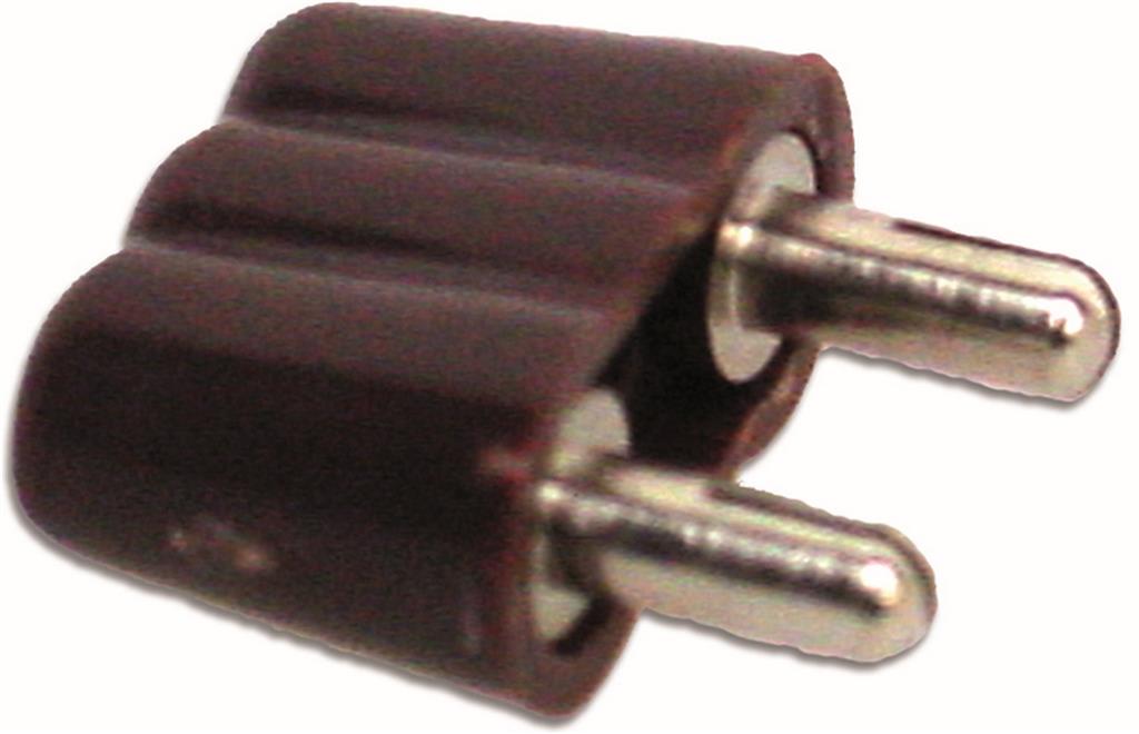 Stecker Mann Kupplung 2x2cm 1 Stück 