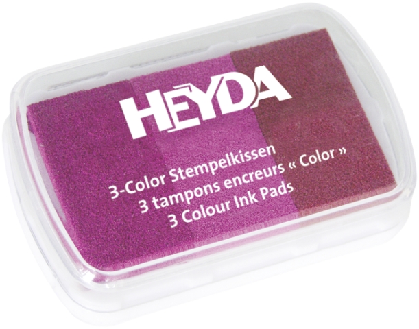 3 Color Stempelkissen Colour Ink Pads 3 Farben