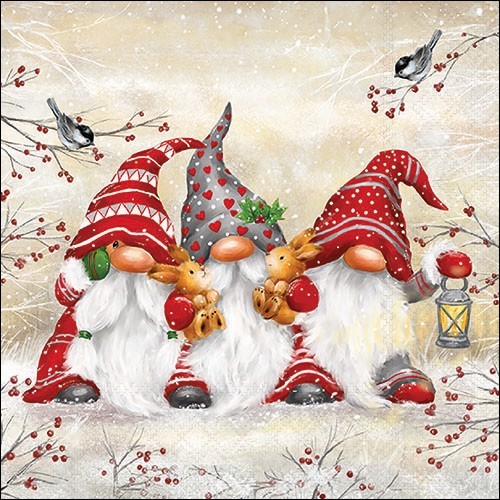 Ambiente Servietten Three Dwarfs FSC Mix 33x33cm 20 Stück/Packung