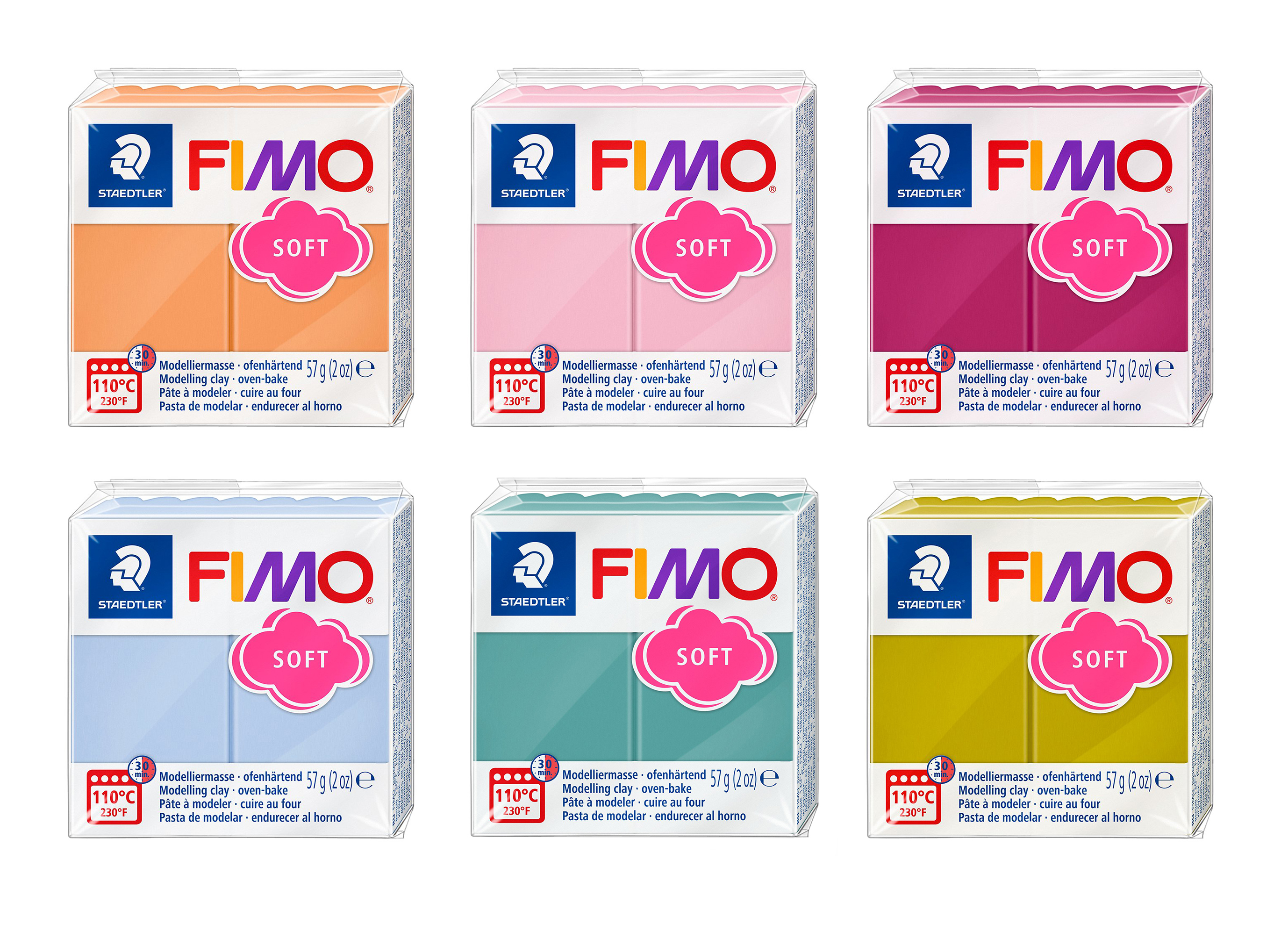 FIMO® soft 8020 T Ofenhärtende Modelliermasse 57g