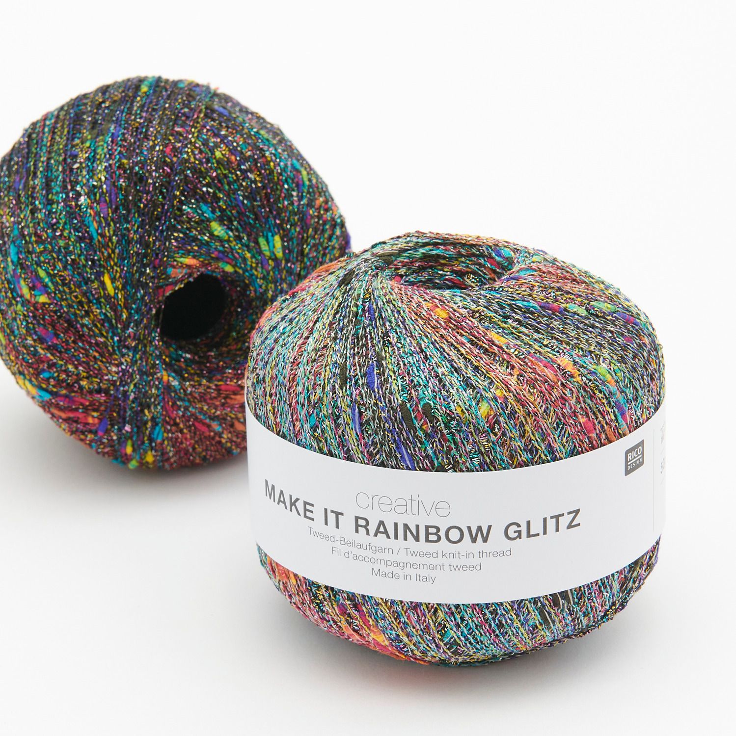 Creative Make It Rainbow weiß Tweed Beilaufgarn 50g 525m 