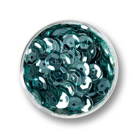 Pailletten metallic mint 6mm 30g ca. 4000 Stück