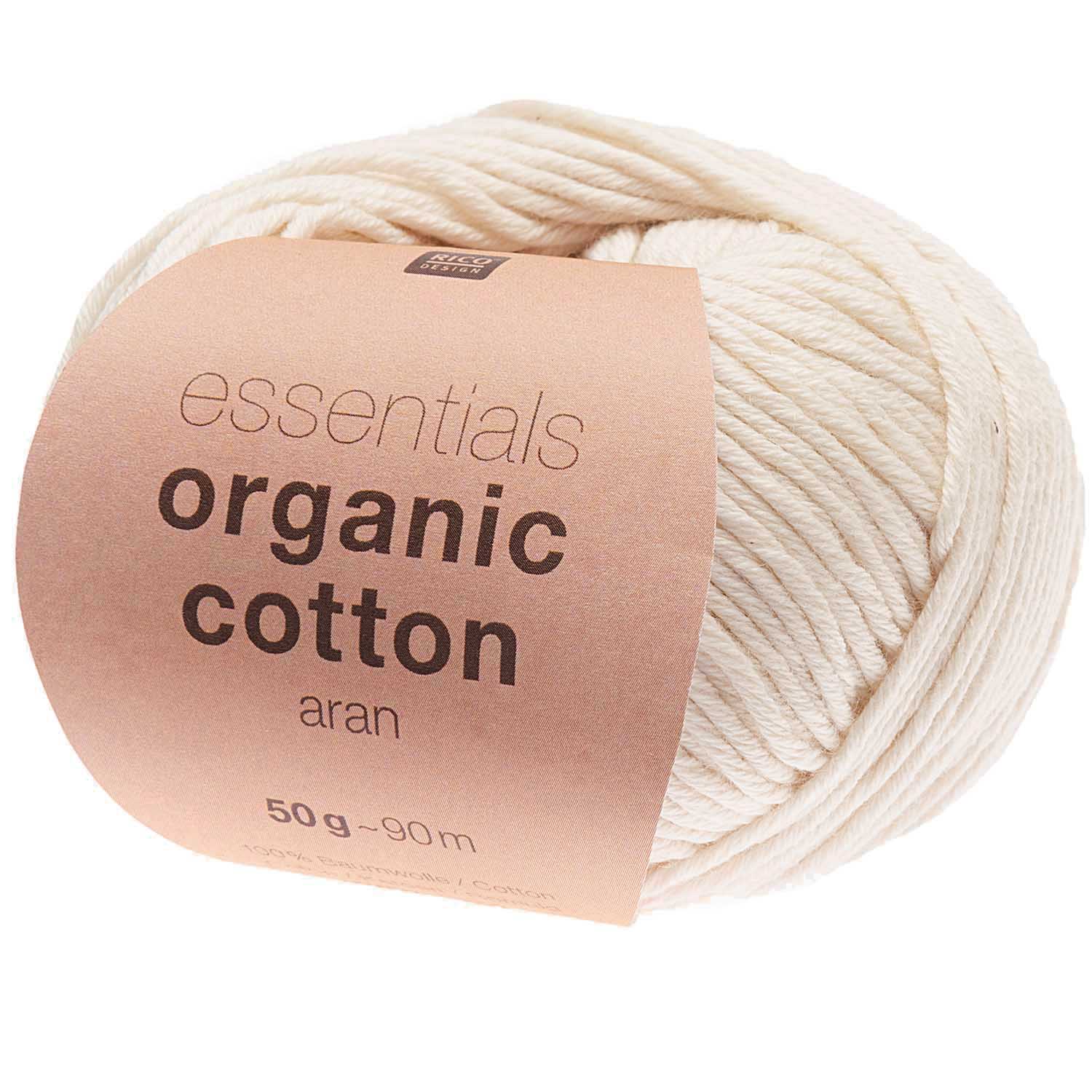 Rico Essential Organic Cotton aran 50g/90m