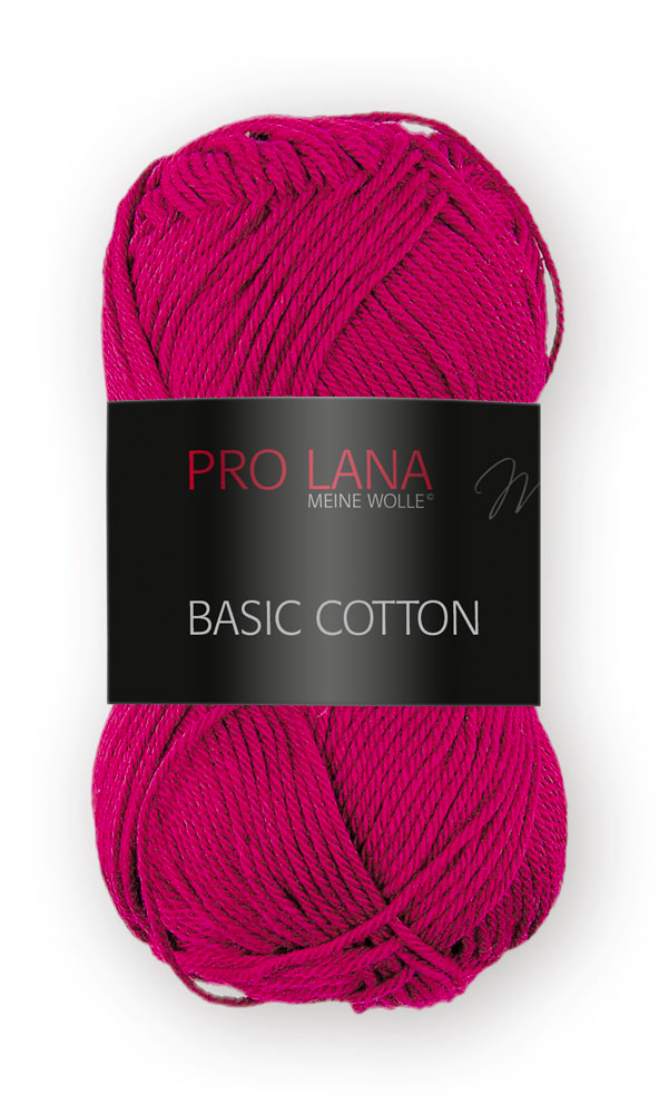 Pro Lana Basic Cotton MAGENTA 100% Baumwolle 50g 125m