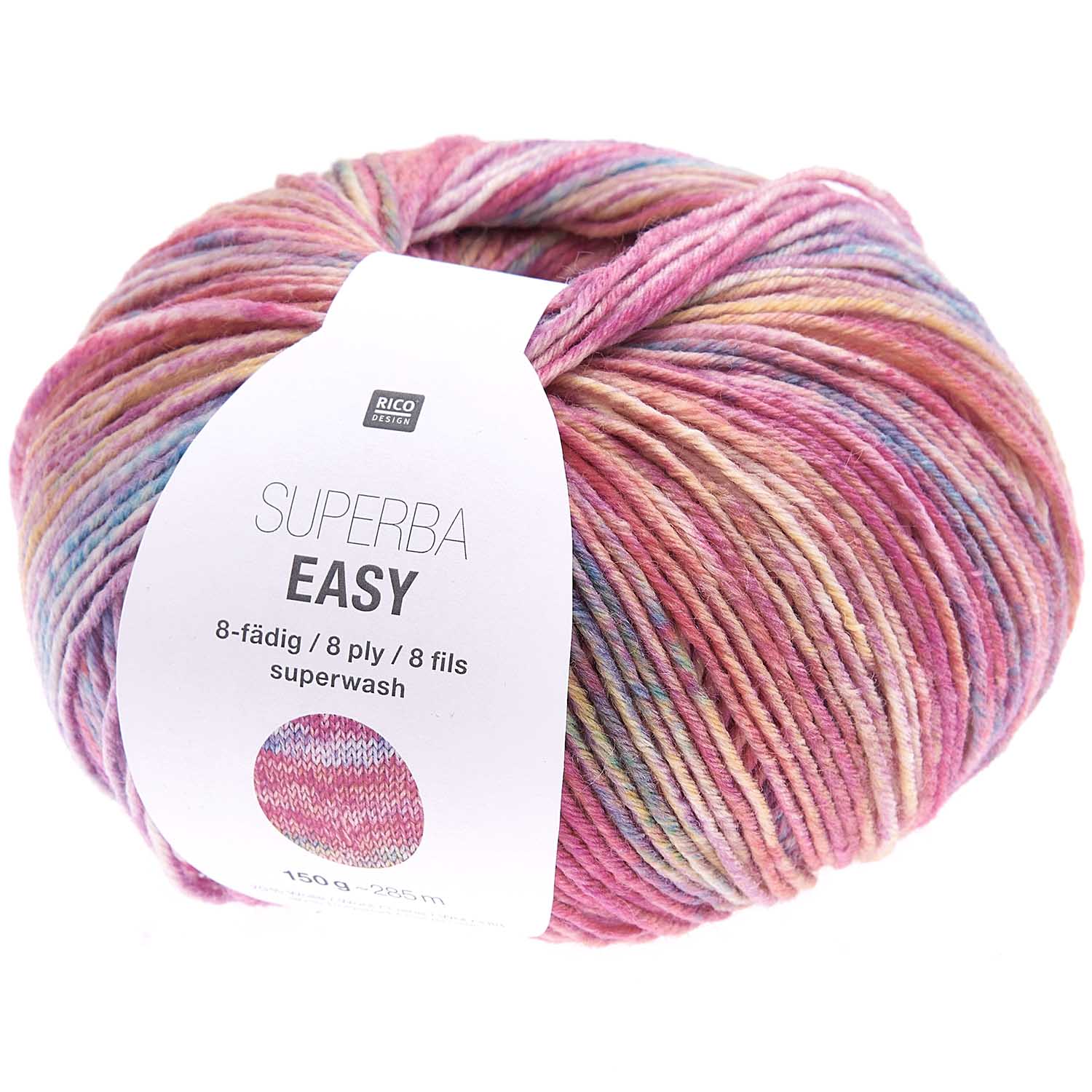 Rico Sockenwolle Superba Easy   8fädig, 150g 250m