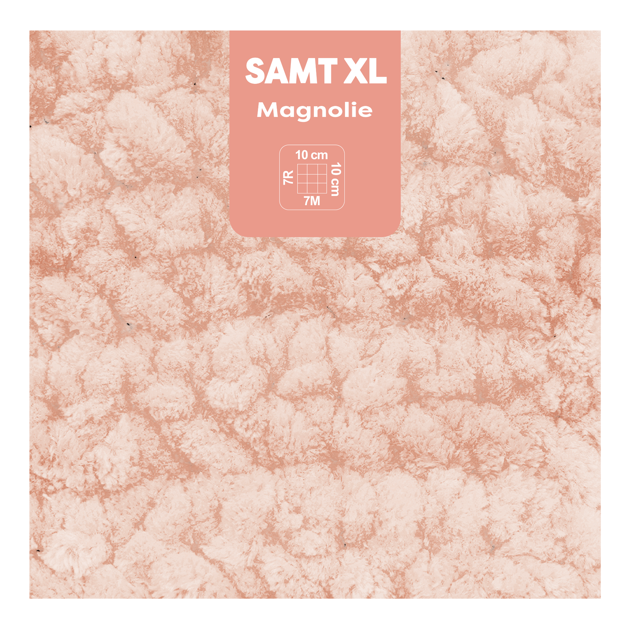 Samt XL magnolie