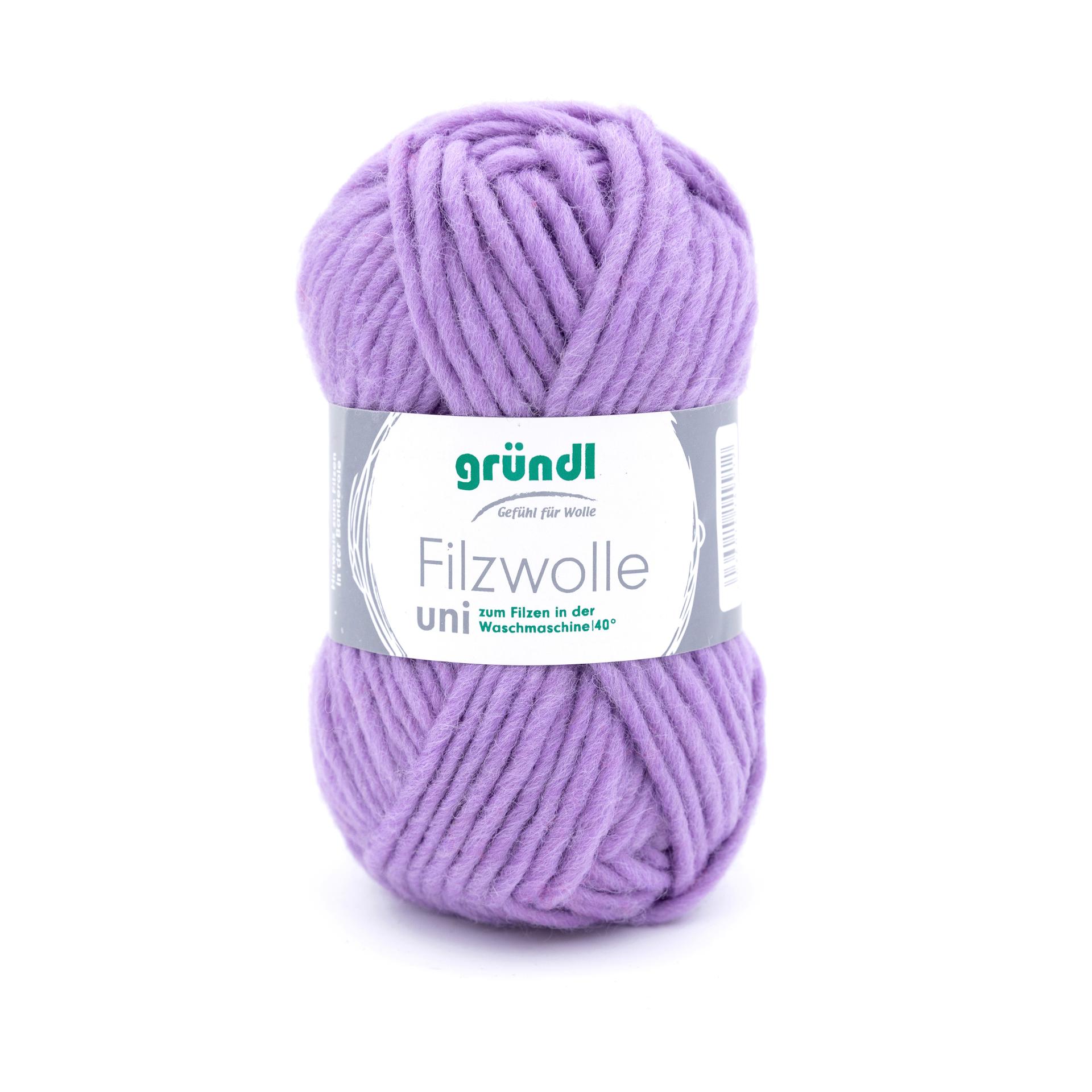 Strickfilzwolle 50g- 50m Schurwolle Strickfilzen Waschmaschinenfilzen 