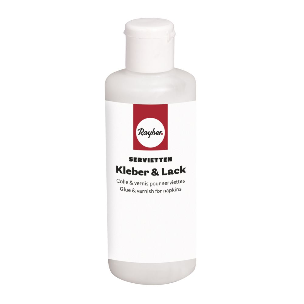 Serviettenkleber Kleber & Lack transparent 80ml