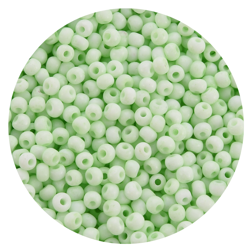 Rocailles Frost Light Green 2,6mm 17g