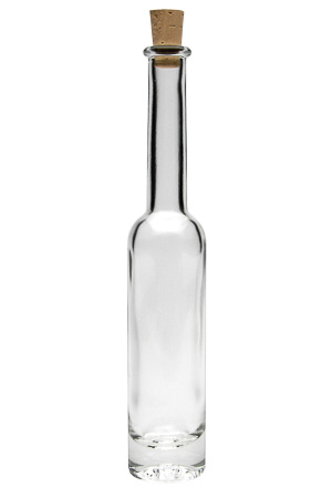 Glasflasche Platina mit Korken 40ml