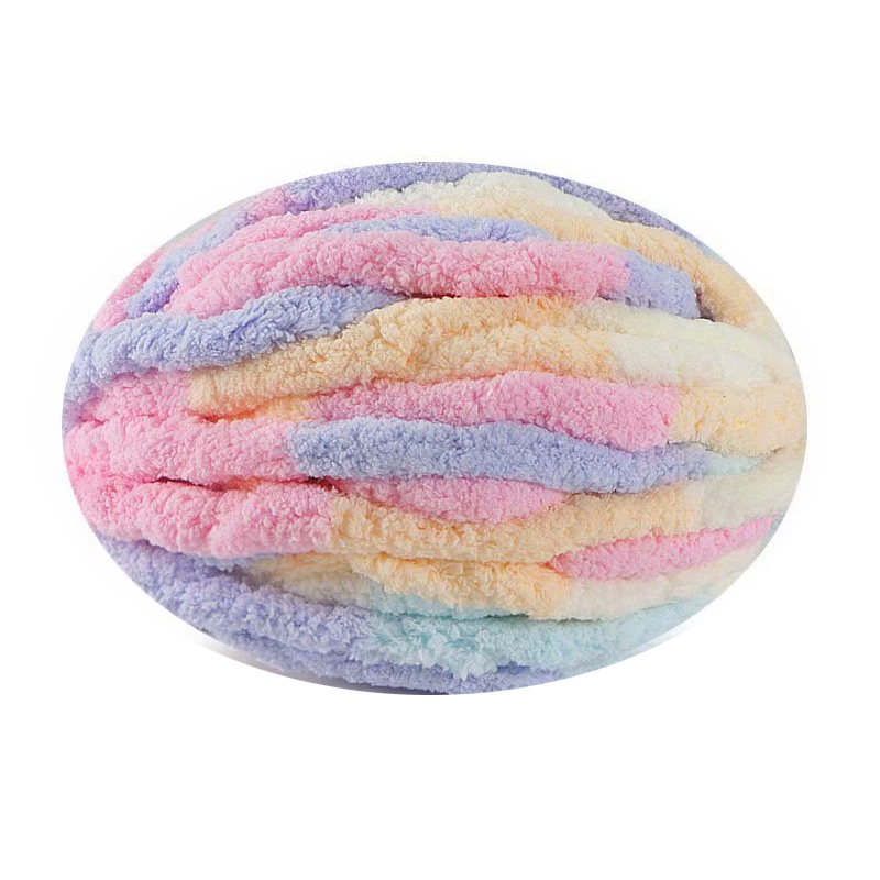 Chunky Chenille Garn pastell 20mm 27,5 m