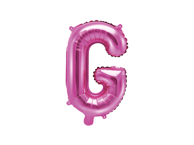 Foil Balloons Folienballone Alphabet ABC Buchstaben Zahlen  pink 14" 35cm