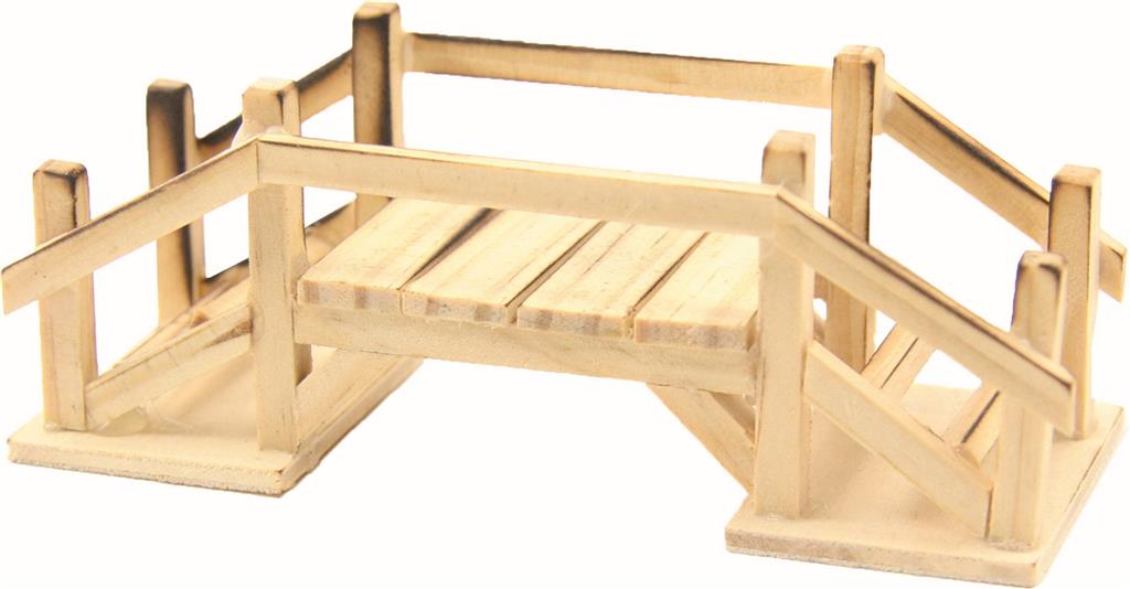 Holzbrücke natur 12,5cm