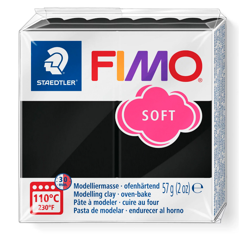 Fimo soft 8020, ofenhärtende Modelliermasse, 57g