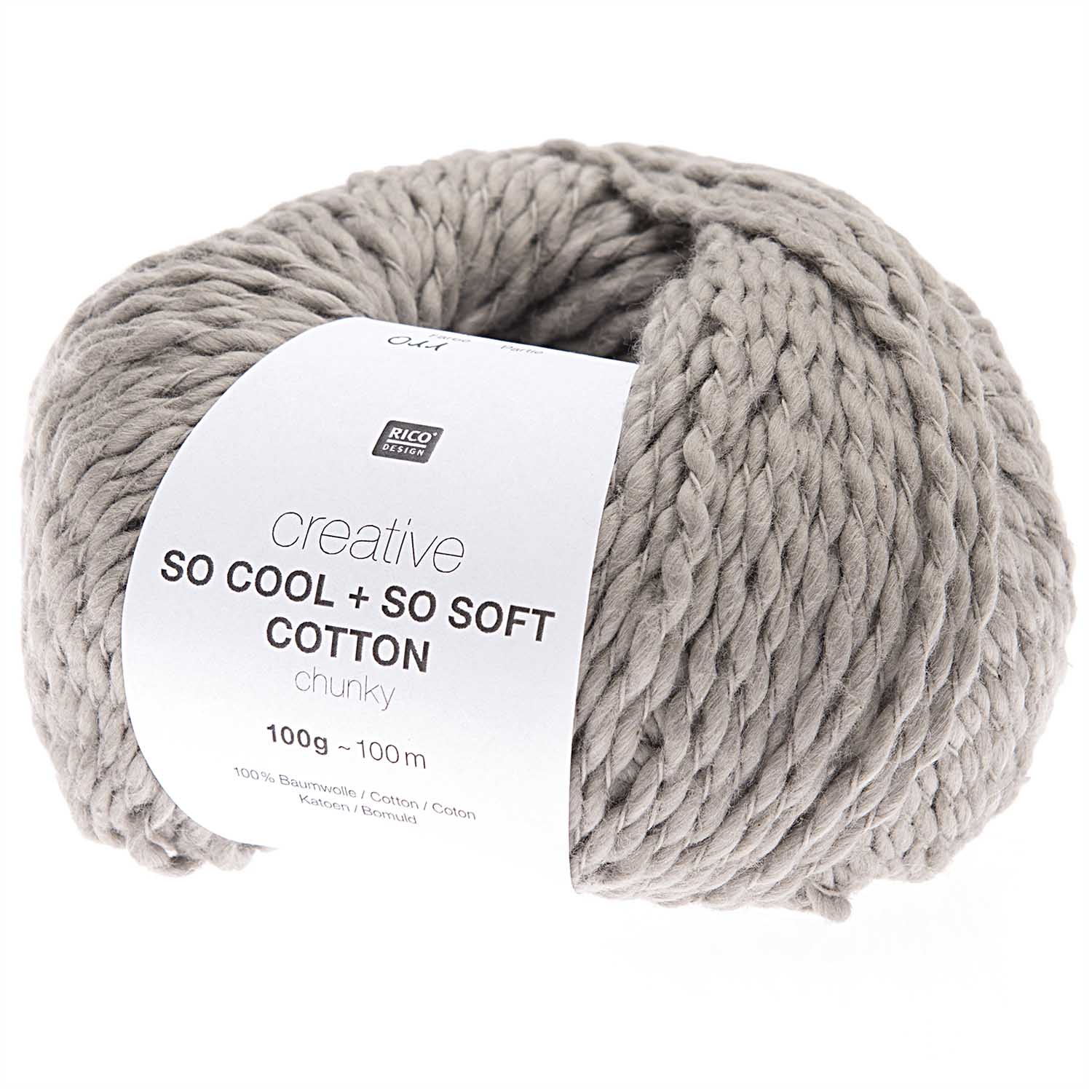 Rico Wolle   Creative SoCool+SoSoft Cotton  Chunky, 100g, 100m