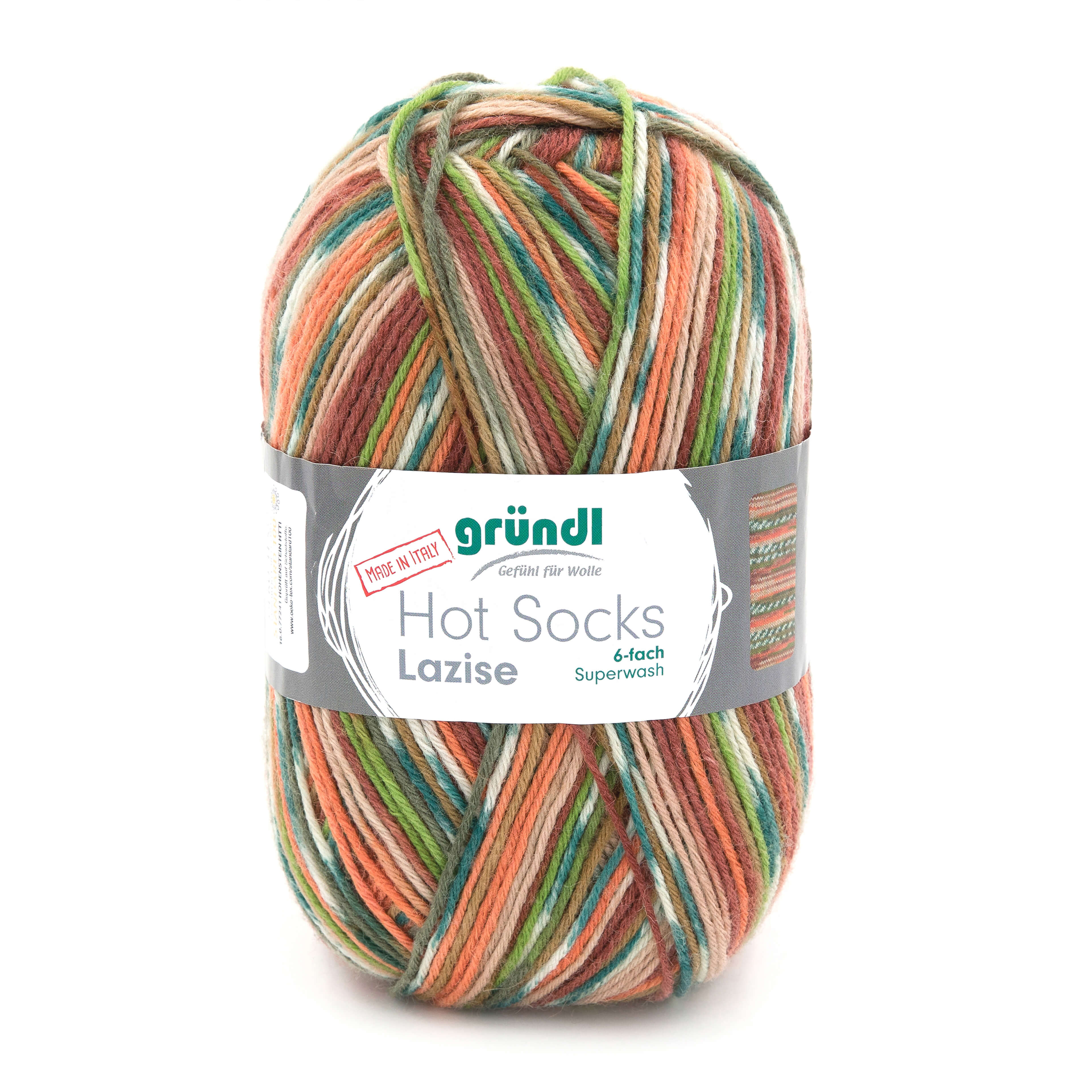 Gründl Hot Socks Lazise 6-fach superwash 