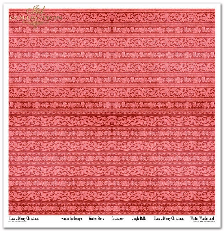 Scrapbooking Papier Merry Christmas Set 310x320 mm 200 g/m2 10 Stück 