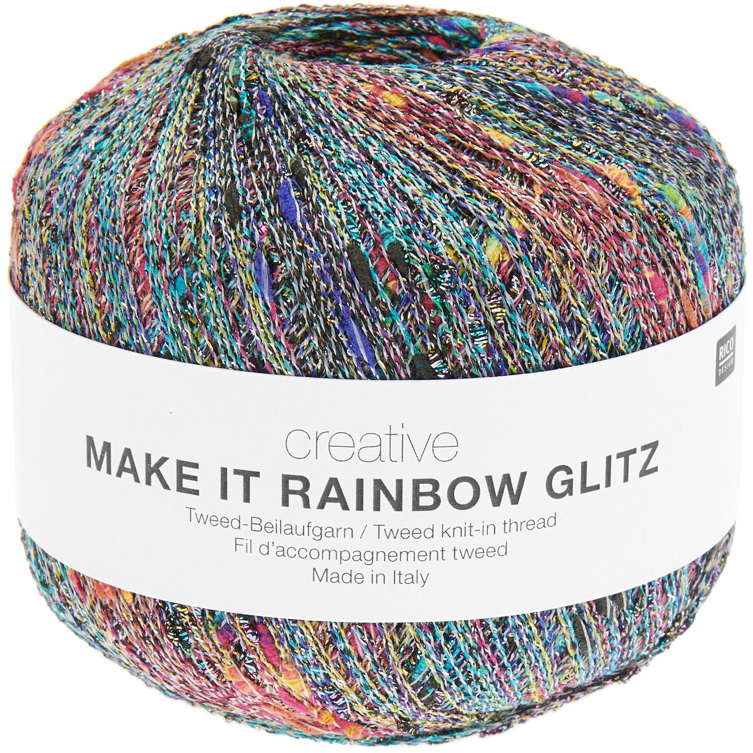 Creative Make It Rainbow weiß Tweed Beilaufgarn 50g 525m 