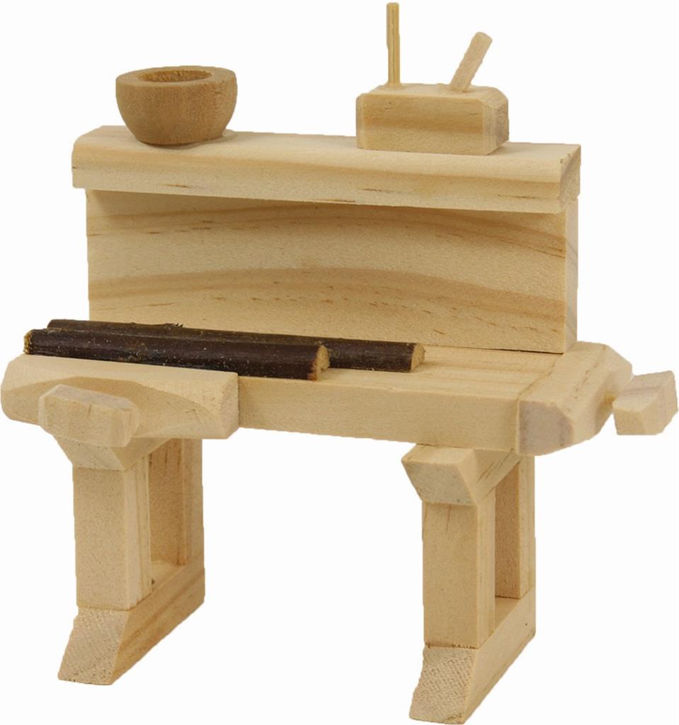 Miniatur Werkbank aus Holz 9,5cm 