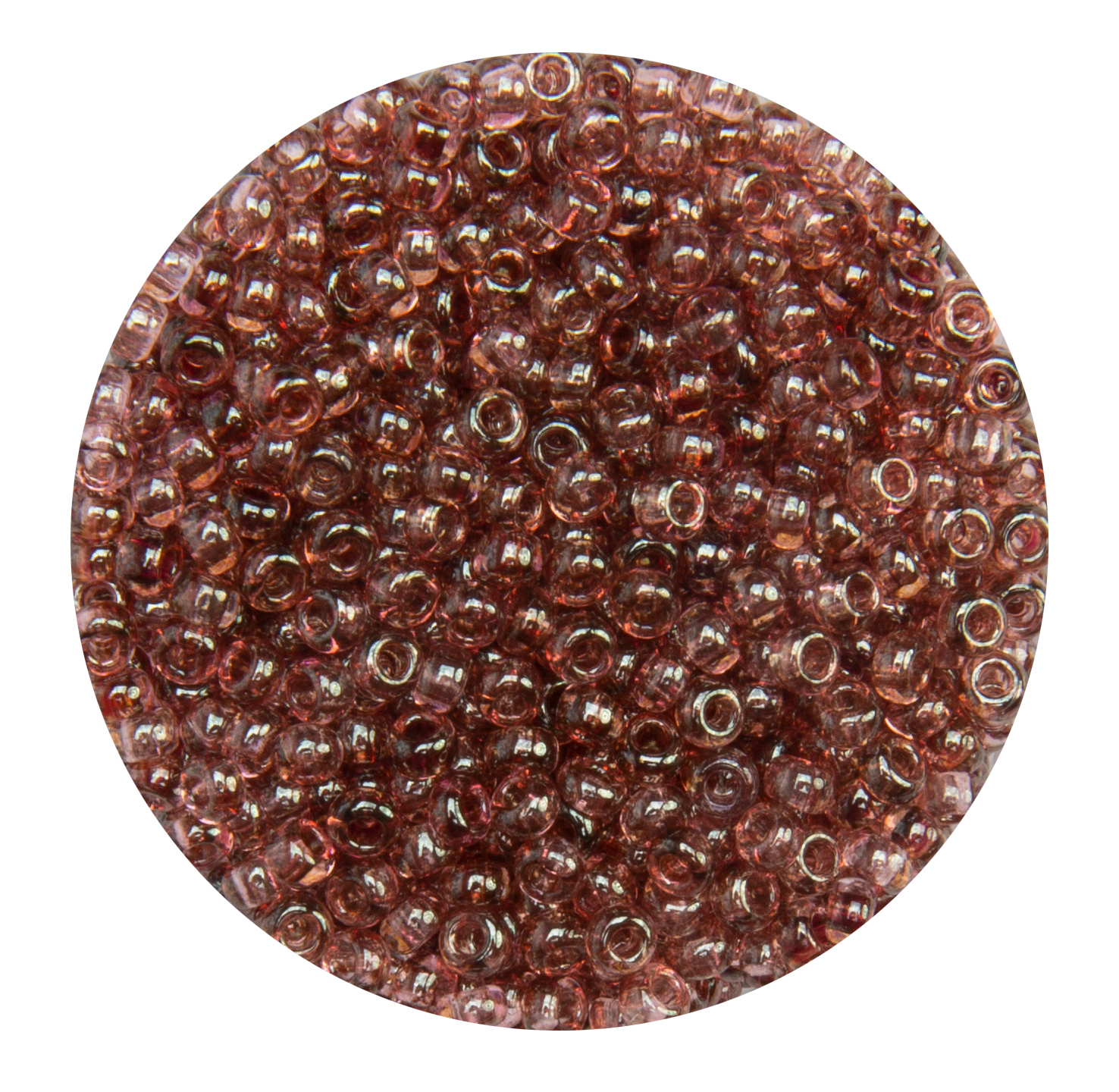 Rocailles Glasperlen rot glanz lustered 2,6mm 17g/Dose