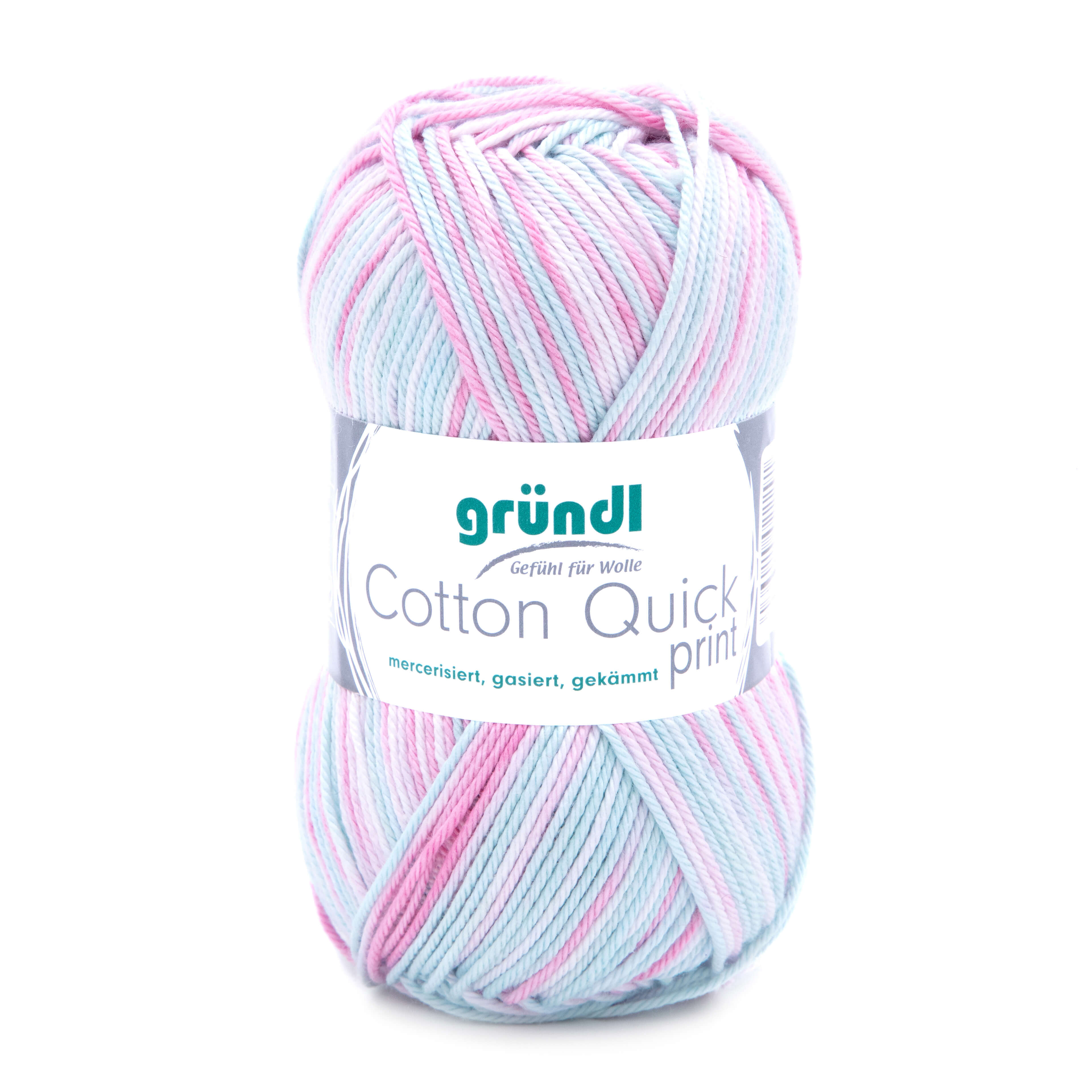 Gründl Cotton Quick Print 50g 125m 100 % Baumwolle (mercerisiert, gasiert, gekämmt)